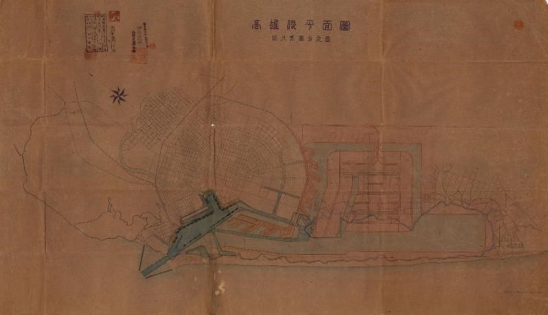 圖7： 1940年高雄港平面圖